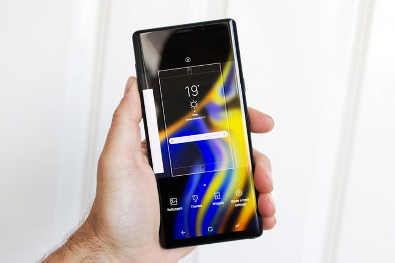 tinh chỉnh màn hình dễ dàng trên note 9