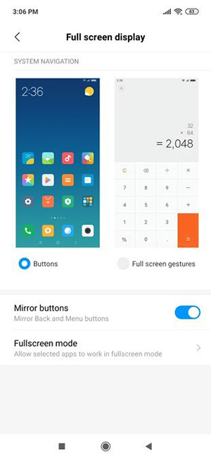 cử chỉ điều hướng trên redmi note 7 pro thiết lập cử chỉ điều hướng