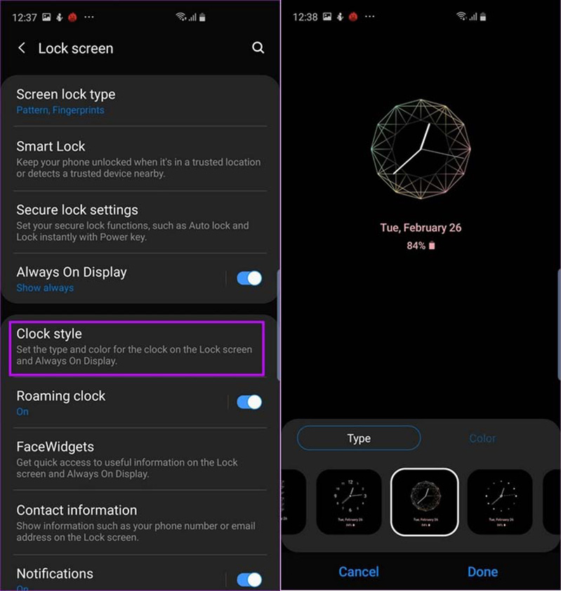 13 thủ thuật cần biết về Samsung Galaxy S10 Plus cài đặt màn hình khóa s10 plus