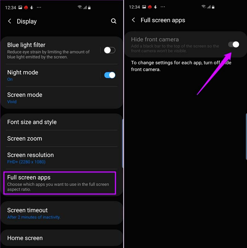 13 thủ thuật cần biết về Samsung Galaxy S10 Plus tắt nốt ruồi trên s10 plus