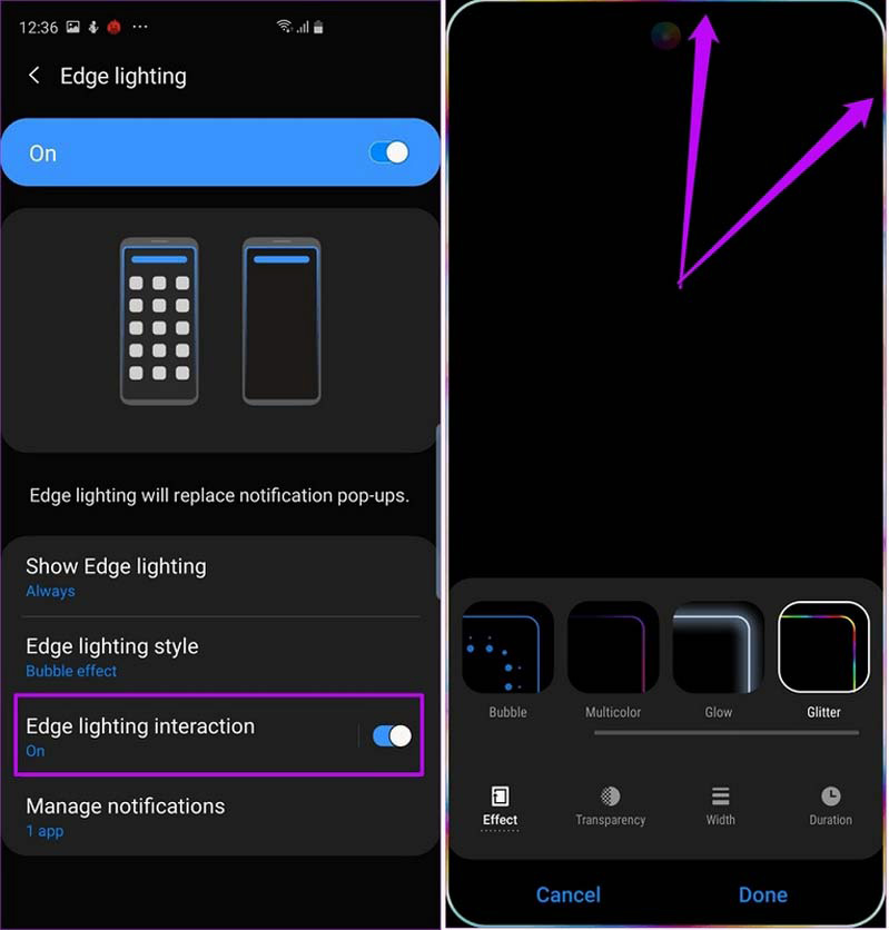 13 thủ thuật cần biết về Samsung Galaxy S10 Plus thay đổi màu viền trên s10 plus