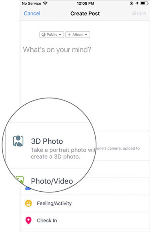 đăng ảnh 3D