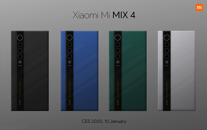 thiết kế của mi mix 4