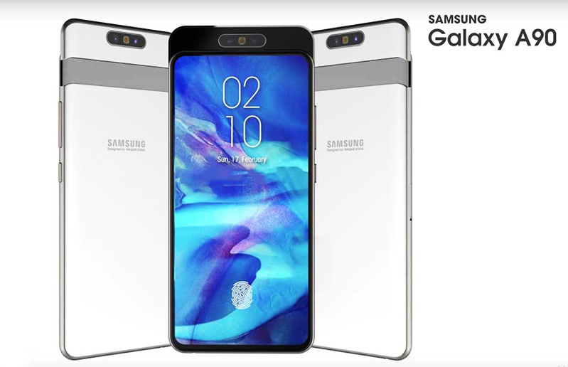 thiết kế a90 samsung