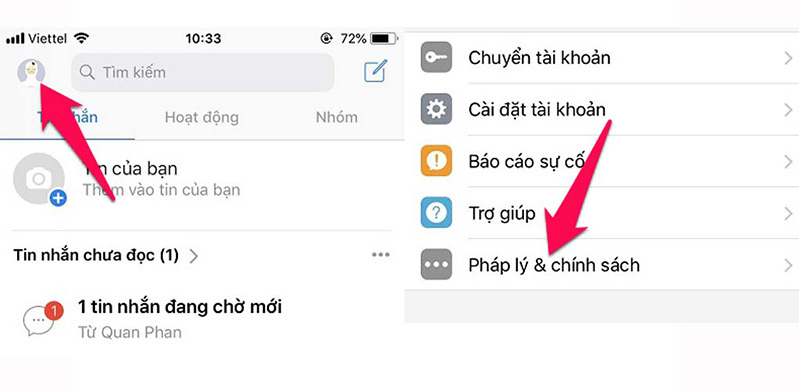 hướng dẫn khóa messenger trên điện thoại