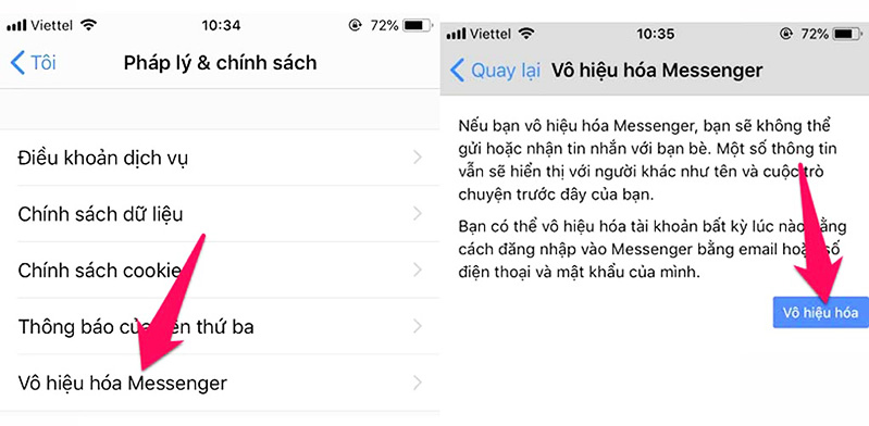 hướng dẫn khóa messenger trên điện thoại - 2