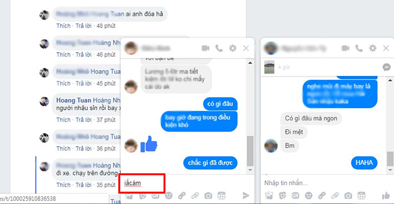 lỗi nhắn tin messenger