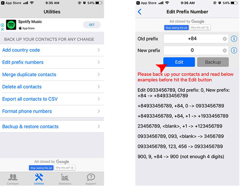 Hướng dẫn cách chuyển 11 số về 10 số trong danh bạ Androi cach chuyen doi so danh ba dien thoại danh rieng cho androi va ios