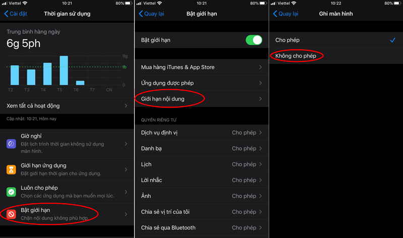 Tắt tính năng Ghi màn hình trên iPhone chỉ trong 4 bước
