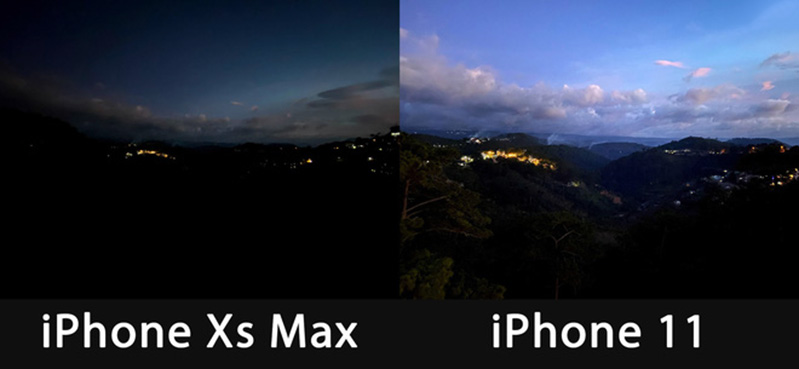 chụp đêm iphone 11