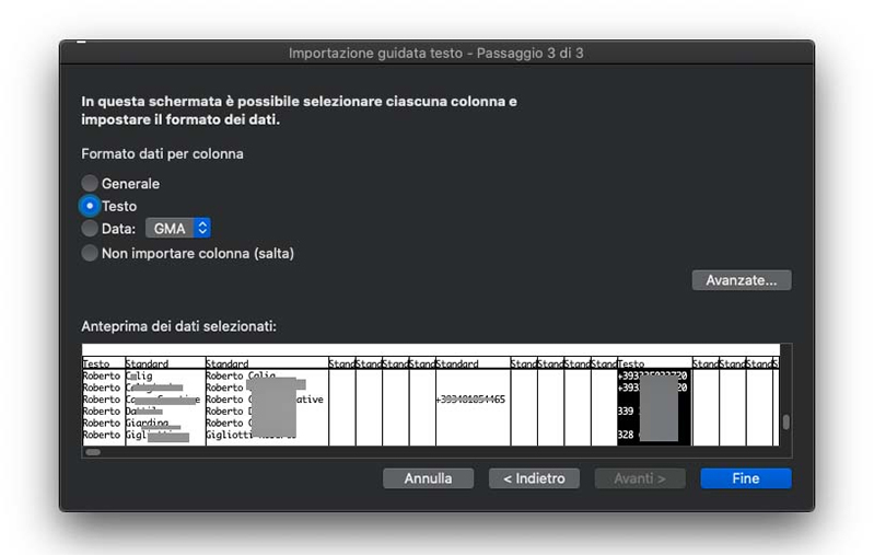 Cách xuất danh bạ từ iPhone sang một trang tính trong Excel hình 3