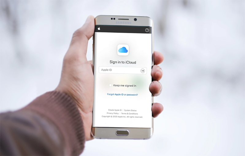 iCloud từ thiết bị Android