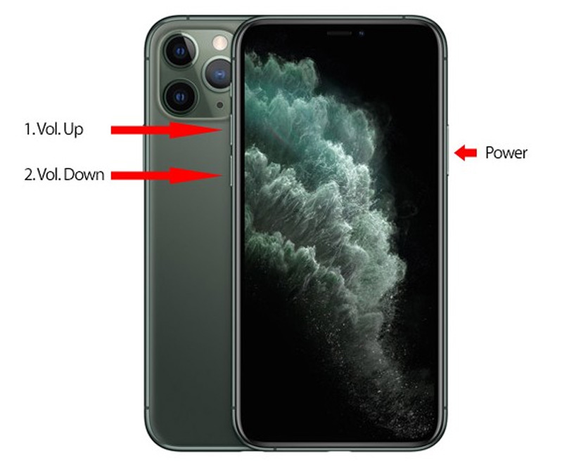 Khởi động lại iPhone 11