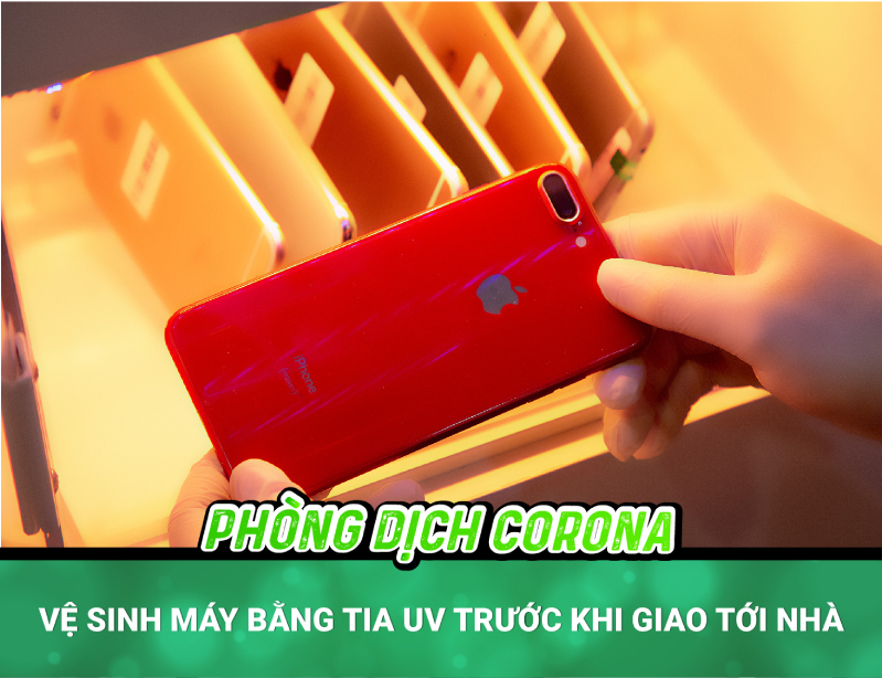 Miễn phí làm sạch máy bằng tia UV trước khi vận chuyển đến tay bạn 