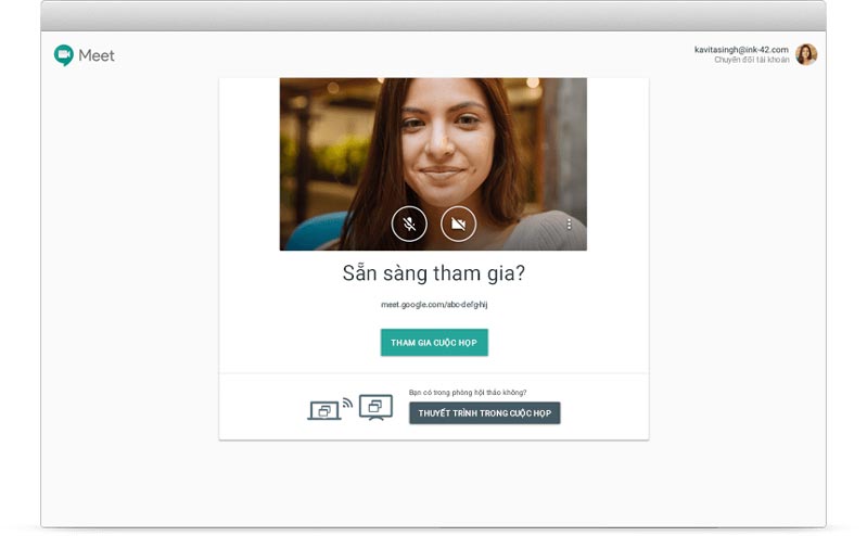 ứng dụng Google Hangouts Meet