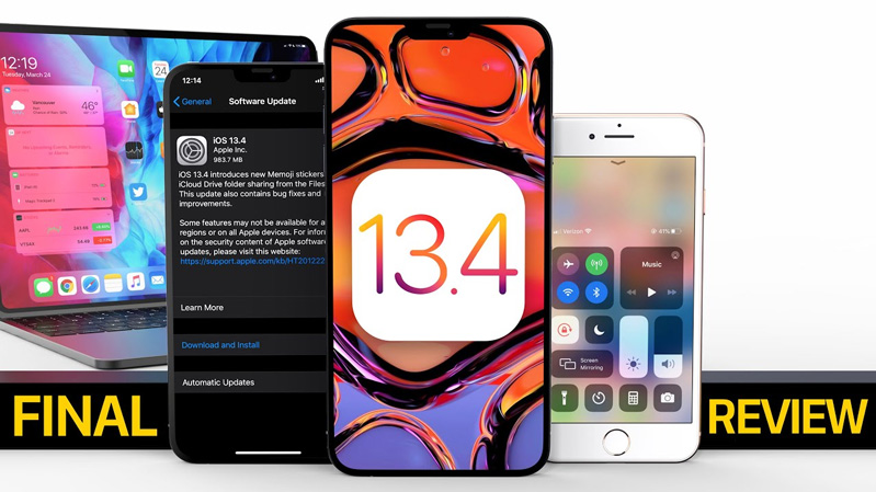 Bản vá iOS 13.4 đầy đủ nhất được Apple công bố