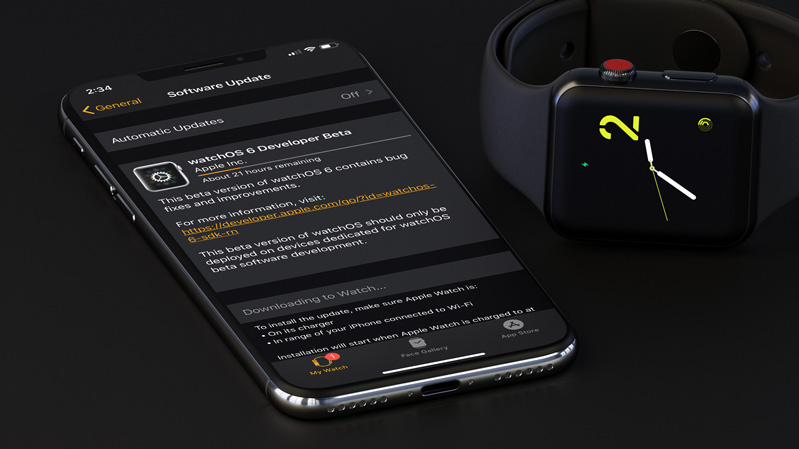 Tải xuống phiên bản watchOS 6.2