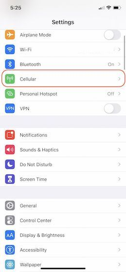 kiểm tra ứng dụng facetime