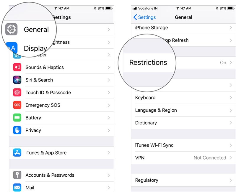 xóa ứng dụng khi dùng ios 11