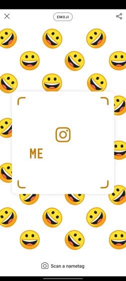 nametag cho instagram