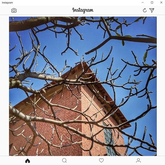 sử dụng instagram trên máy tính