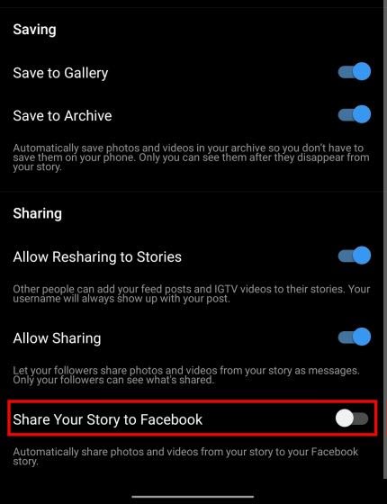 chia sẻ story lên facebook