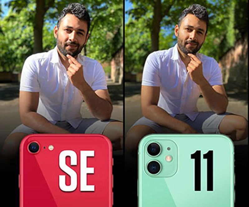 Camera iPhone SE và iPhone 11