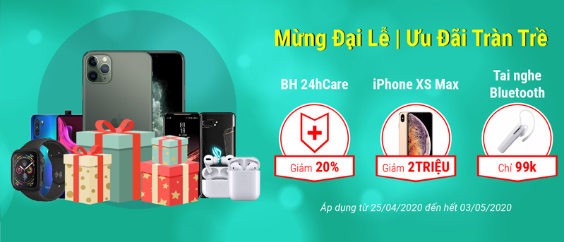 Chương trình MỪNG ĐẠI LỄ - ƯU ĐÃI TRÀN TRỀ đã mở ra
