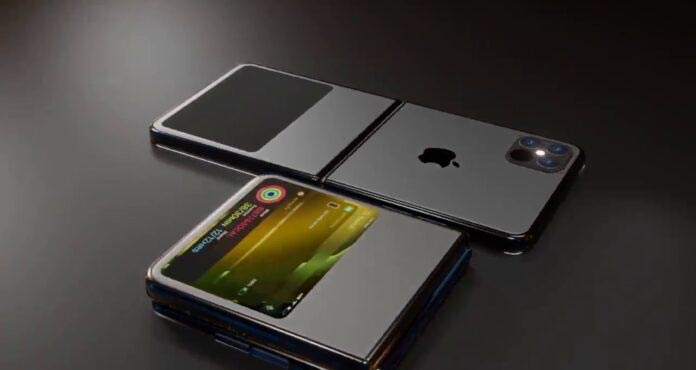 điện thoại iphone nấp gập