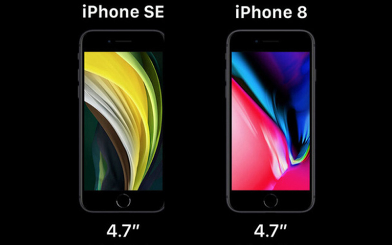 so sánh iphone se và iphone 8