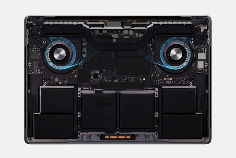 Tản nhiệt trên MacBook 16 inch tốt hơn Tản nhiệt trên MacBook 16 inch tốt hơn