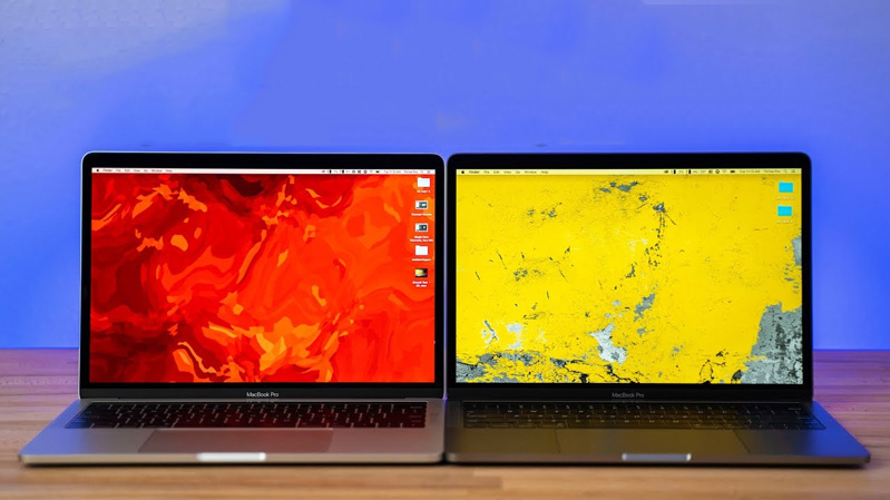 Màn hình của hai MacBook có khác biệt Màn hình của hai MacBook có khác biệt