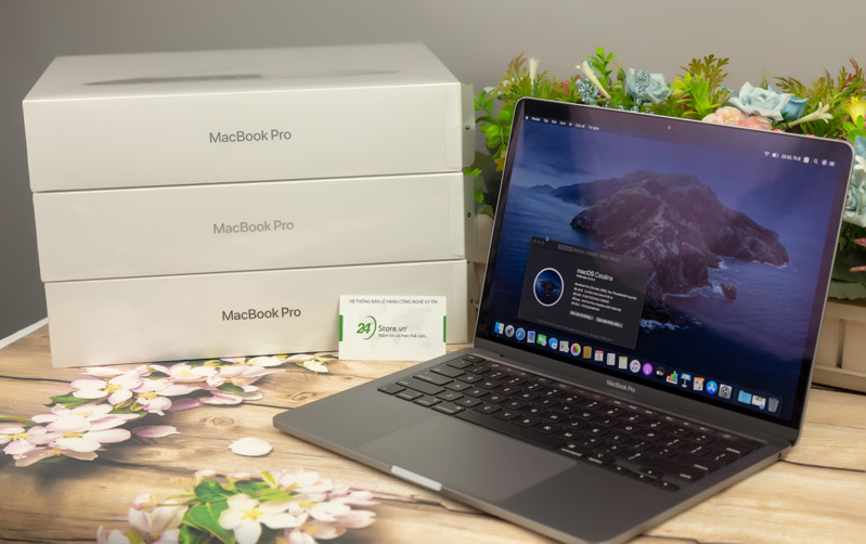 Macbook Pro 2020 màu xám sẵn hàng nhiều máy tại 24hStore