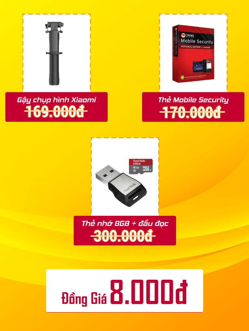 Phụ kiện chính hãng chỉ 8.000đ, rẻ như cho