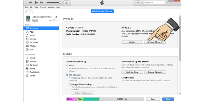 có nên reset iphone để khắc phục lỗi trên apple watch