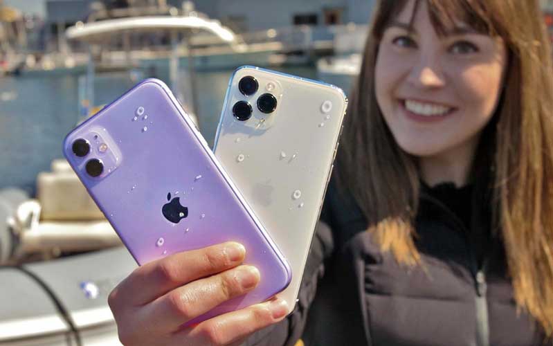 chống nước iPhone 11 hinh 4 iPhone vẫn hoạt động bình thường sau khi thử nghiệm chống nước iPhone 11