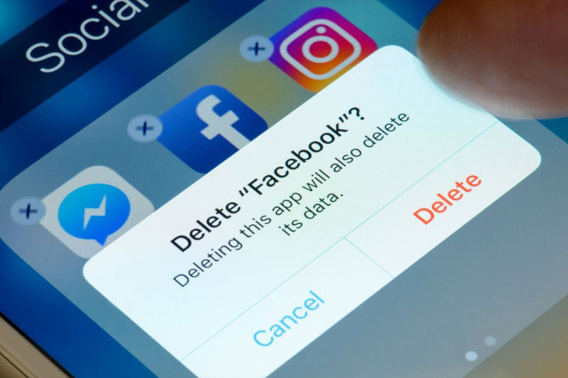 xóa Facebook khỏi điện thoại