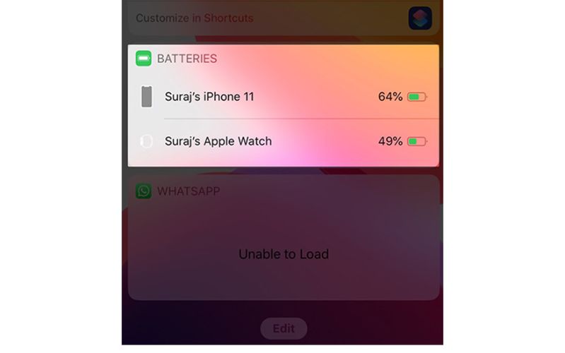 cách 2 hiện phần trăm pin iPhone 11