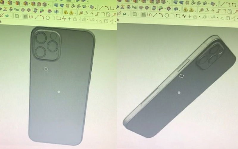 bản vẽ CAD của dòng iphone 12 sắp tới