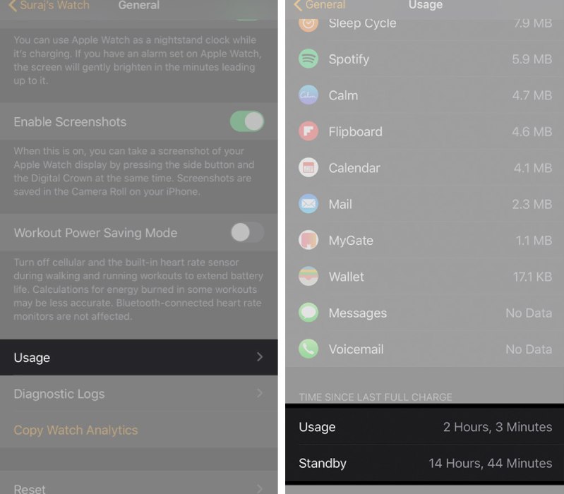 Kiểm tra tuổi thọ pin Apple Watch hình 8 cách Kiểm tra tuổi thọ pin Apple Watch trên iPhone