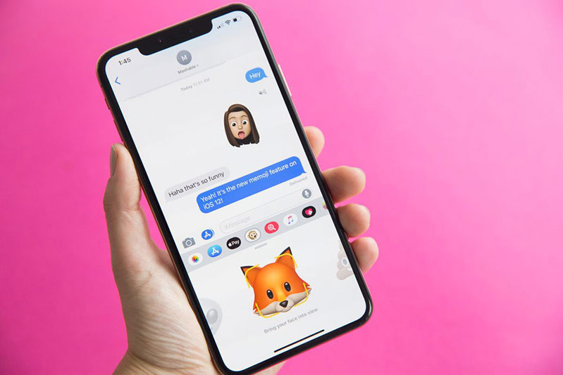 Memoji trong bàn phím tin nhắn