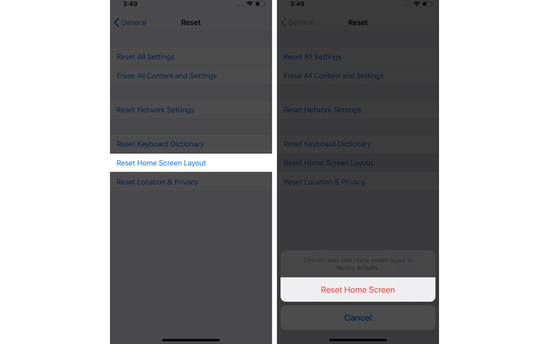 app store 7 làm sao để chỉnh bố cục màn hình