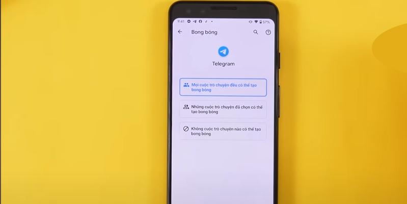 Tạo bong bóng chat với các ứng dụng trò chuyện trên Android 11 beta 1