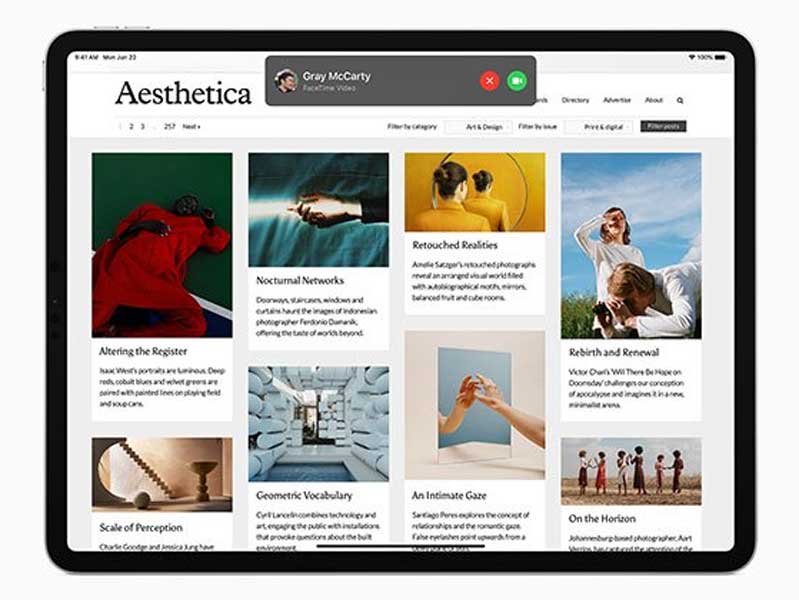 Tính năng cuộc gọi trên iPadOS 14