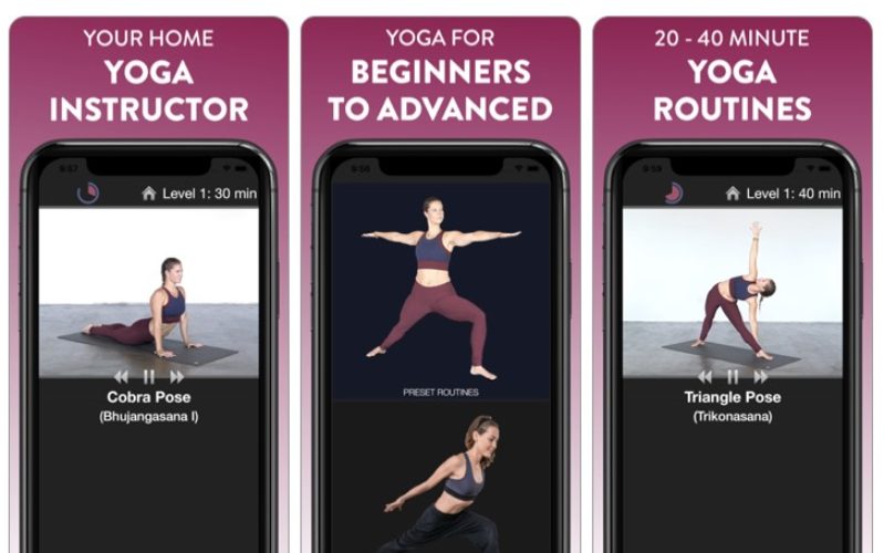 ứng dụng yoga giảng viên tại nhà