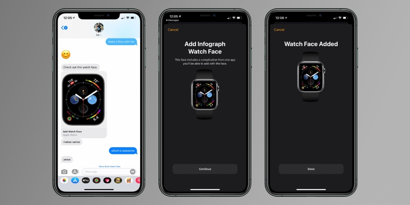 Chia sẻ hình nền Apple Watch thông qua nhiều nền tảng khác nhau