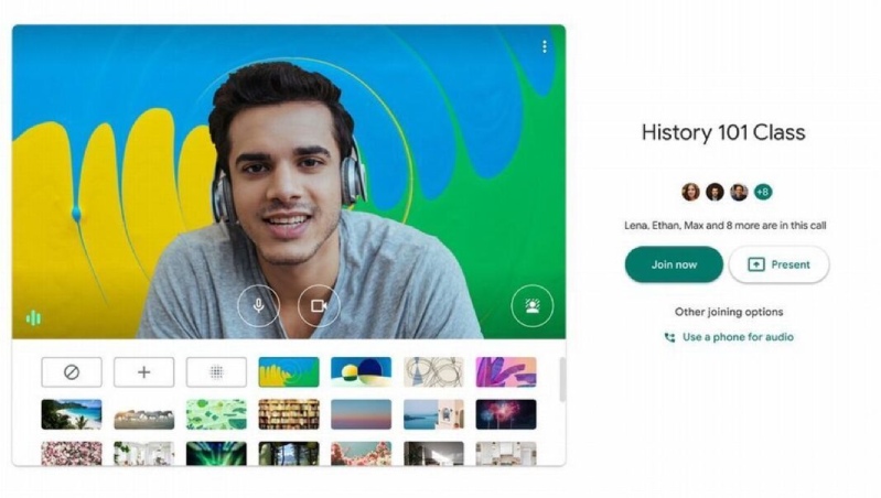 Hình nền tùy chỉnh sẽ được thêm vào Google Meet