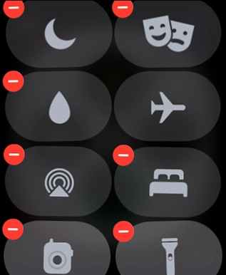 điều chỉnh các tiện ích ở màn hình chính apple watch