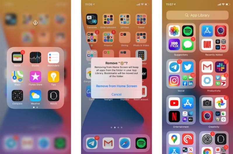 Thư viện ứng dụng trong phiên bản iOS 14
