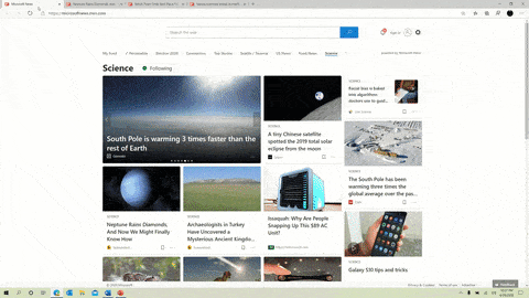 Thanh tác vụ ở Windows 10 Insider Preview Build 20161 được tùy chỉnh